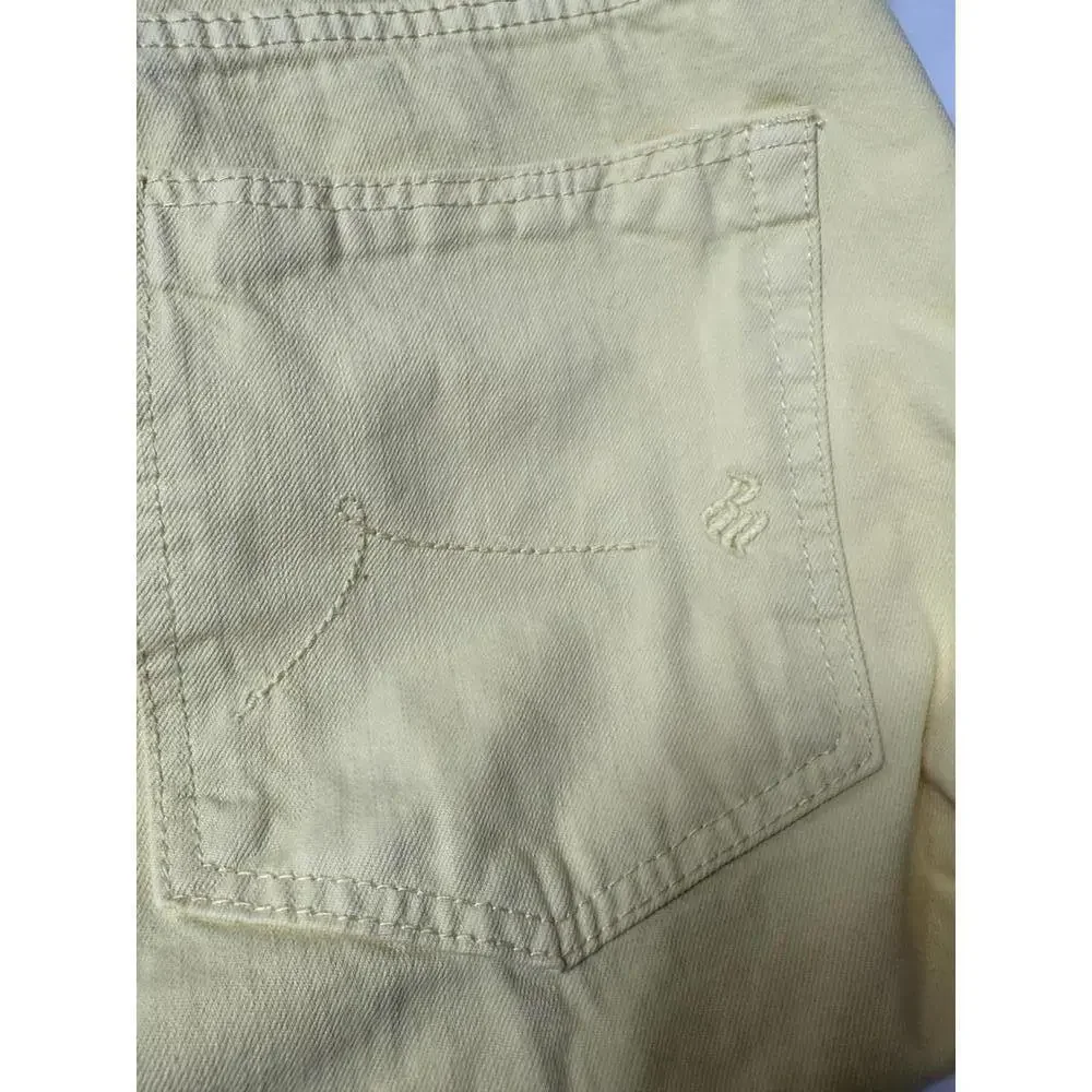 Rocawear‎ Jeans Mens Light Yellow Washed Straight Fit Cotton Size W40